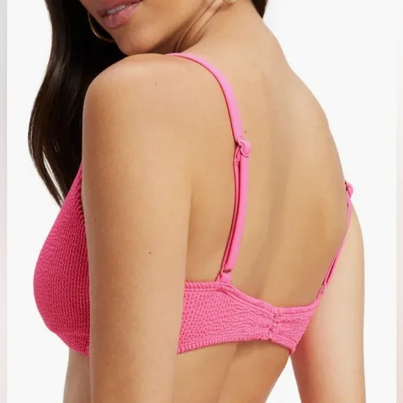 🆕 3pc GOOD AMERICAN ALWAYS FITS Sculpt Twist Top, Tiny Ties Bottom, & Skirt - Picture 5 of 12